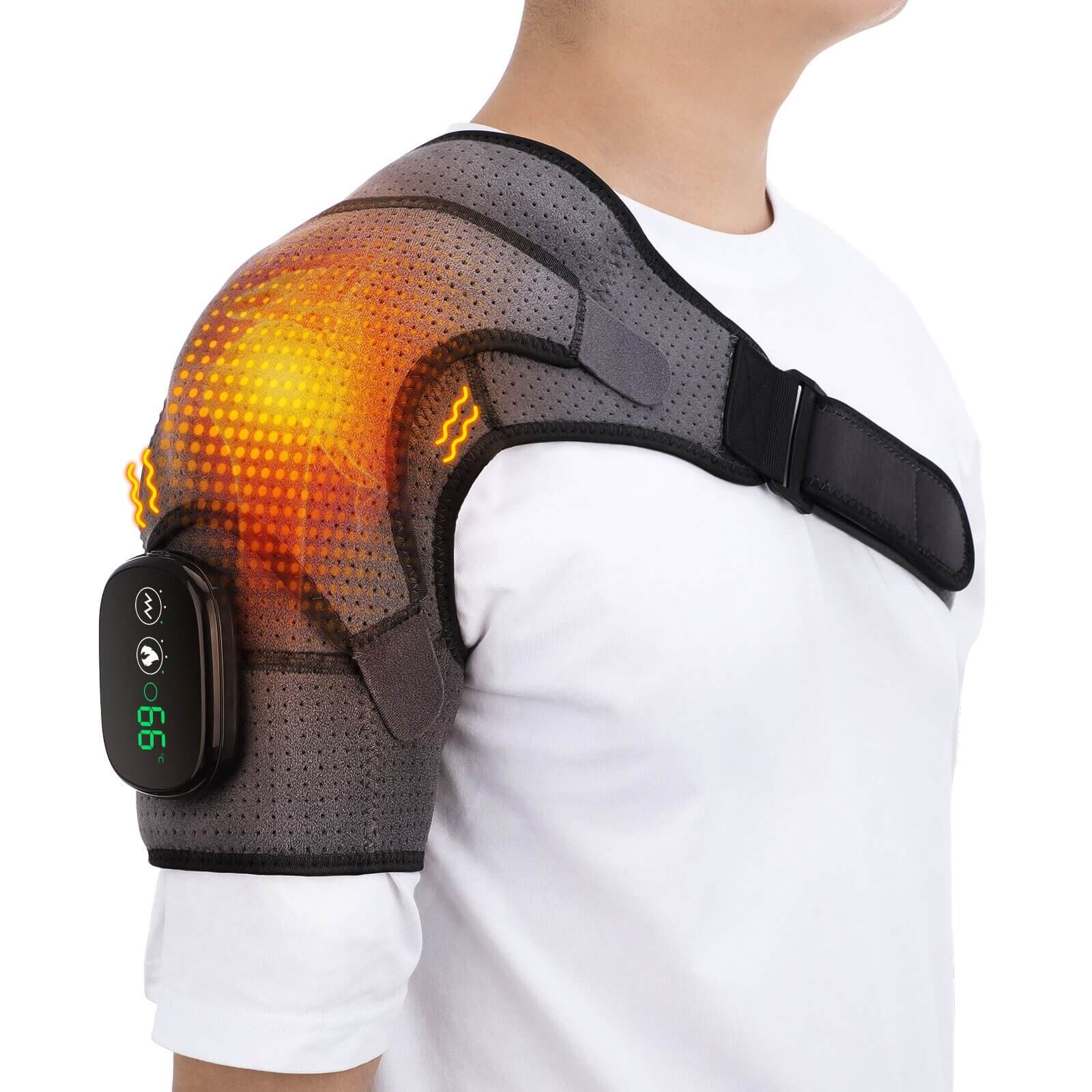 Appareil de massage portable pour les épaules avec thérapie par chaleur – ThermoFlex Pro