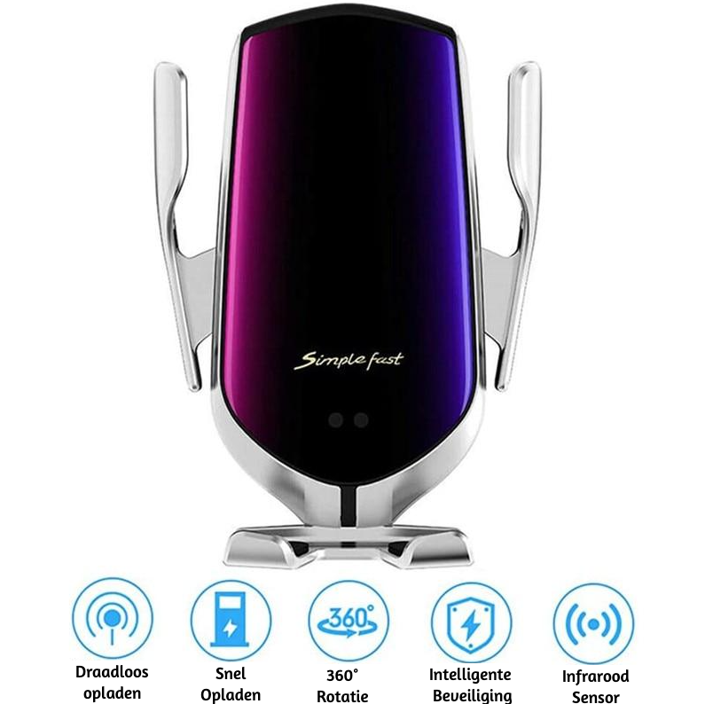Support de Téléphone Automatique avec Chargeur Sans Fil – GripCharge