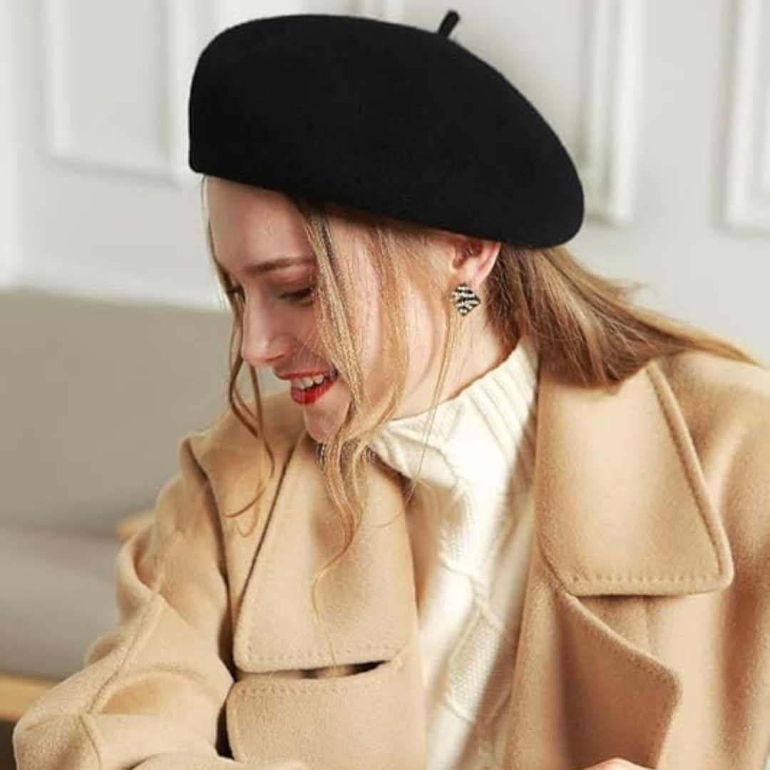 Béret en Laine Français Classique – Evelyne