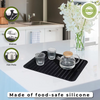 Tapis de séchage en silicone écologique - Polyvalent et résistant à la chaleur