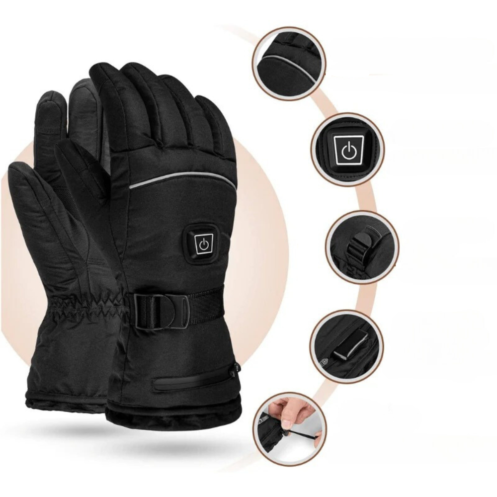 ToastyTouch | Gants Chauffants Électriques Imperméables