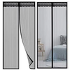 Rideau anti-insectes magnétique LuxeShield | Barrière estivale élégante avec design respirant pour une ambiance raffinée à la maison