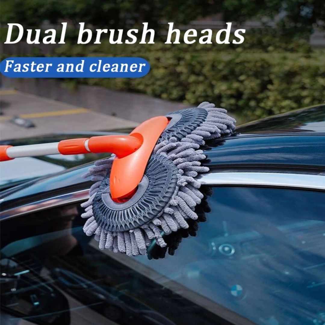 Brosse à voiture télescopique | Réglable & Télescopique | Multifonctionnelle pour voitures & maison