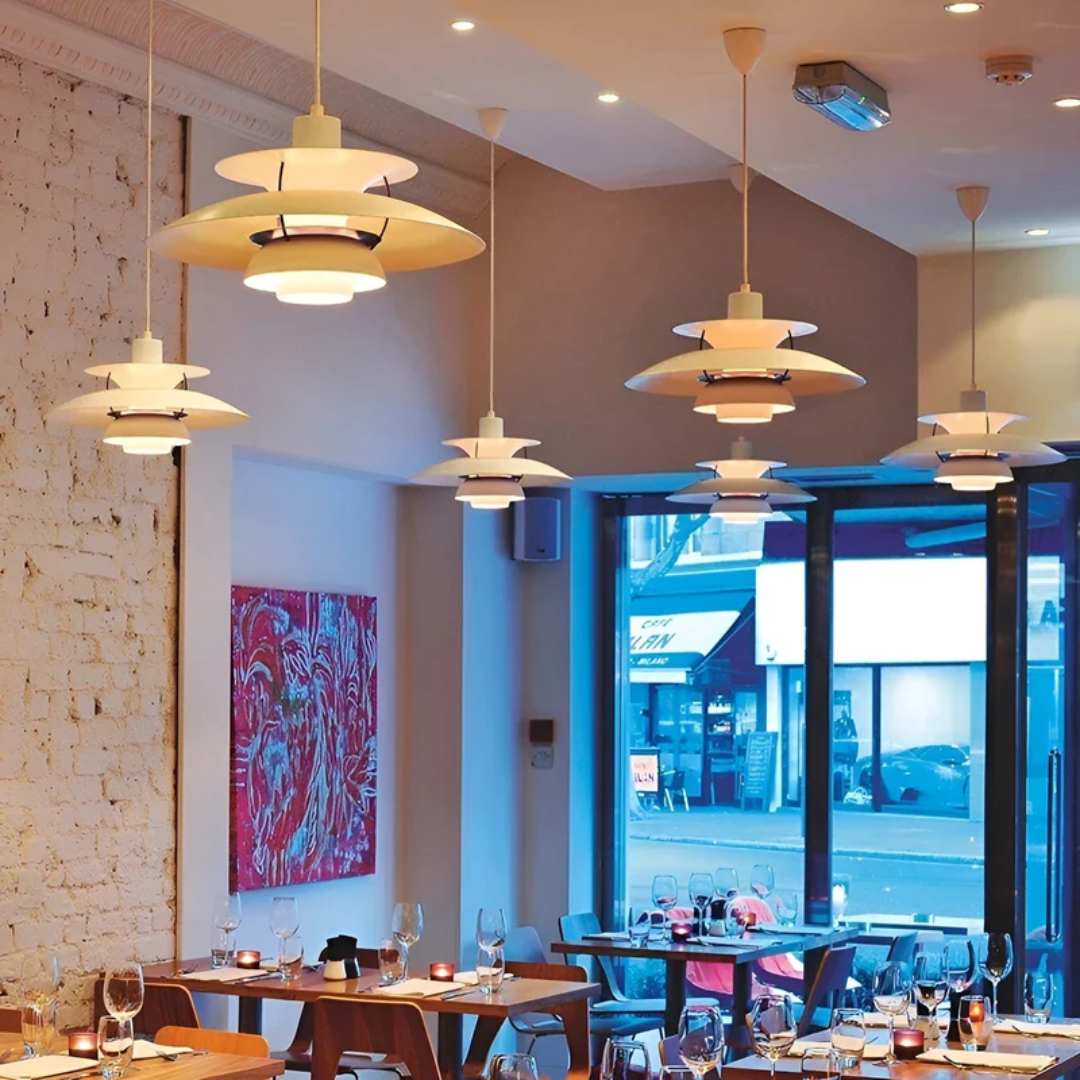 Suspension LED en fer moderne colorée - ColorLuxe