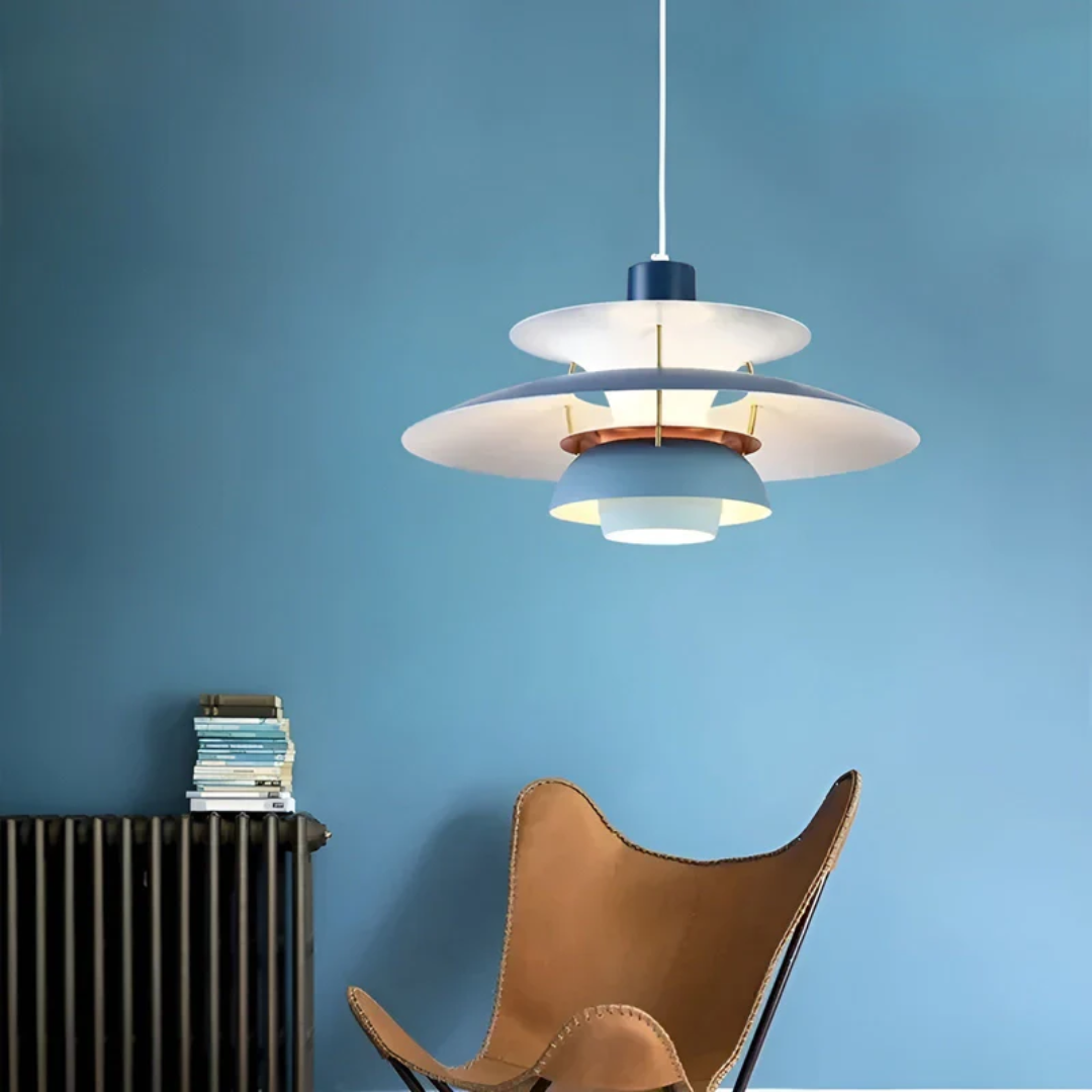 Suspension LED en fer moderne colorée - ColorLuxe