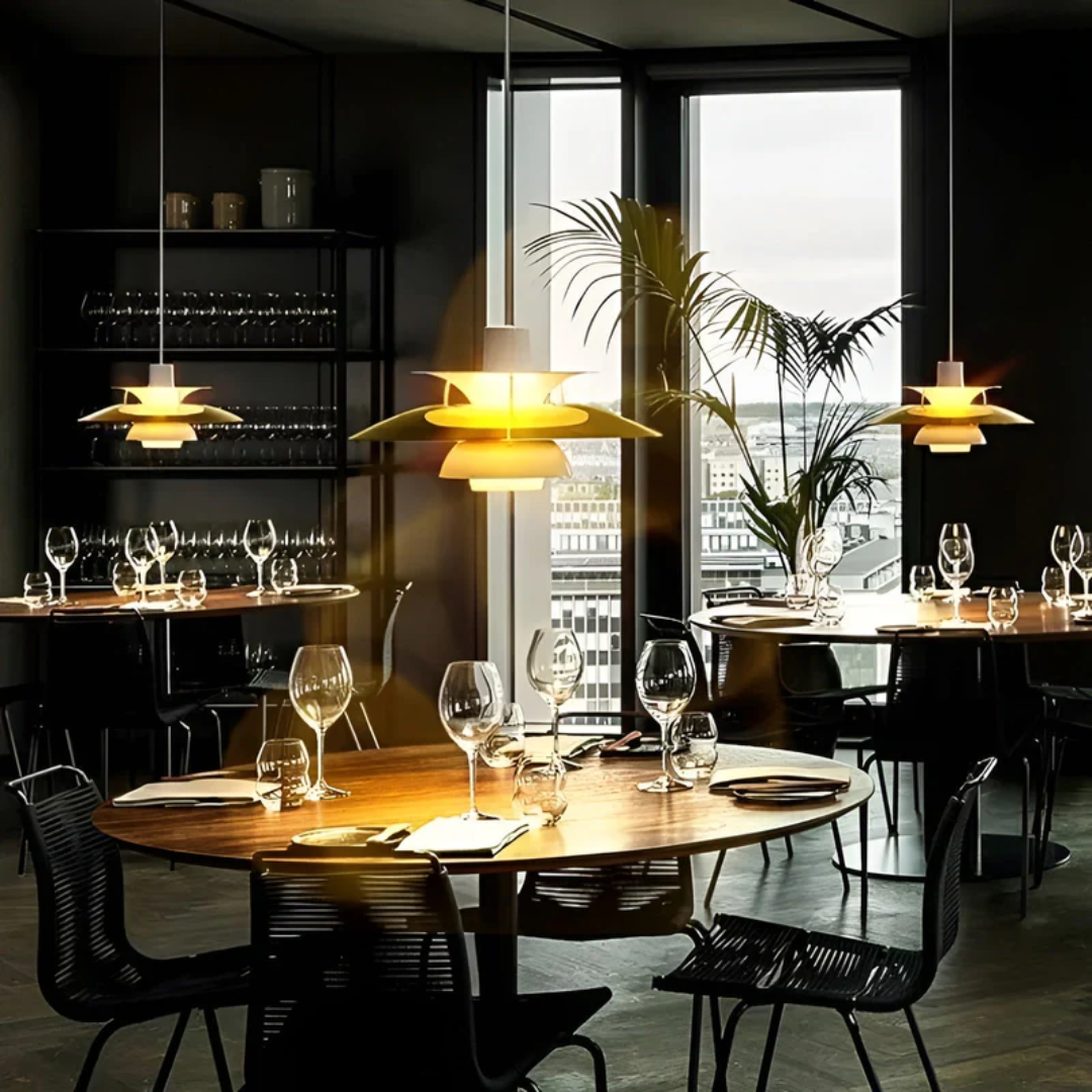 Suspension LED en fer moderne colorée - ColorLuxe