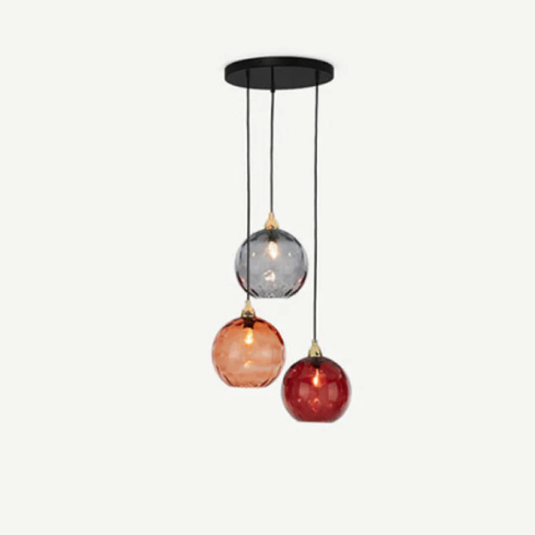 Suspension moderne en cluster avec 3 lampes - Cascade