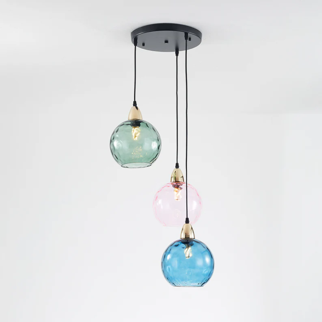Suspension moderne en cluster avec 3 lampes - Cascade