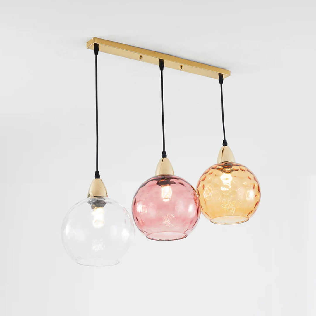 Suspension moderne en cluster avec 3 lampes - Cascade