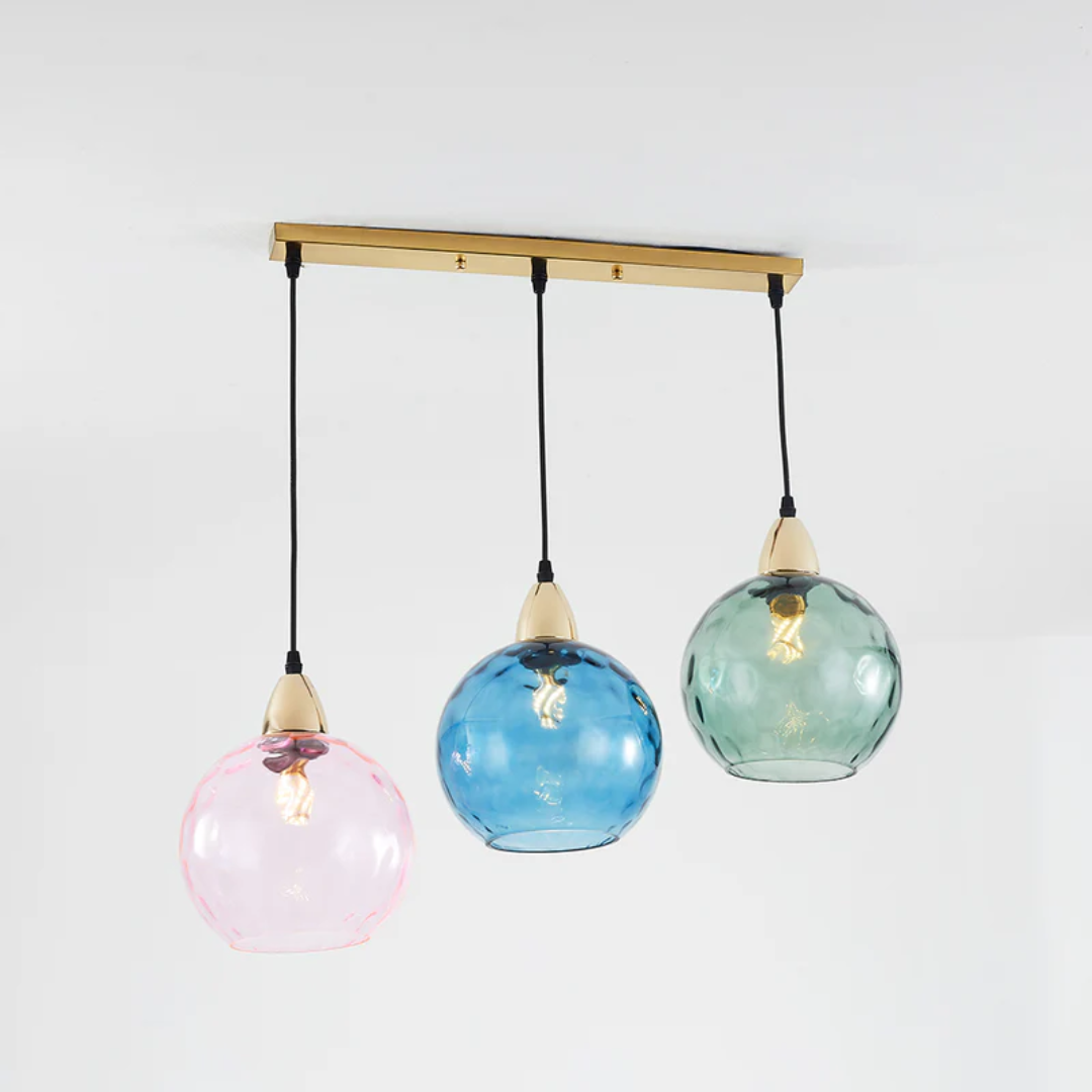 Suspension moderne en cluster avec 3 lampes - Cascade