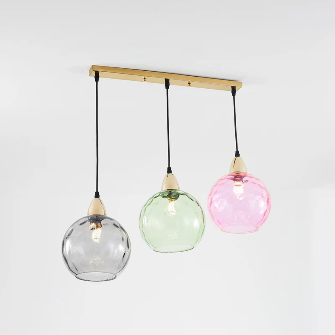 Suspension moderne en cluster avec 3 lampes - Cascade