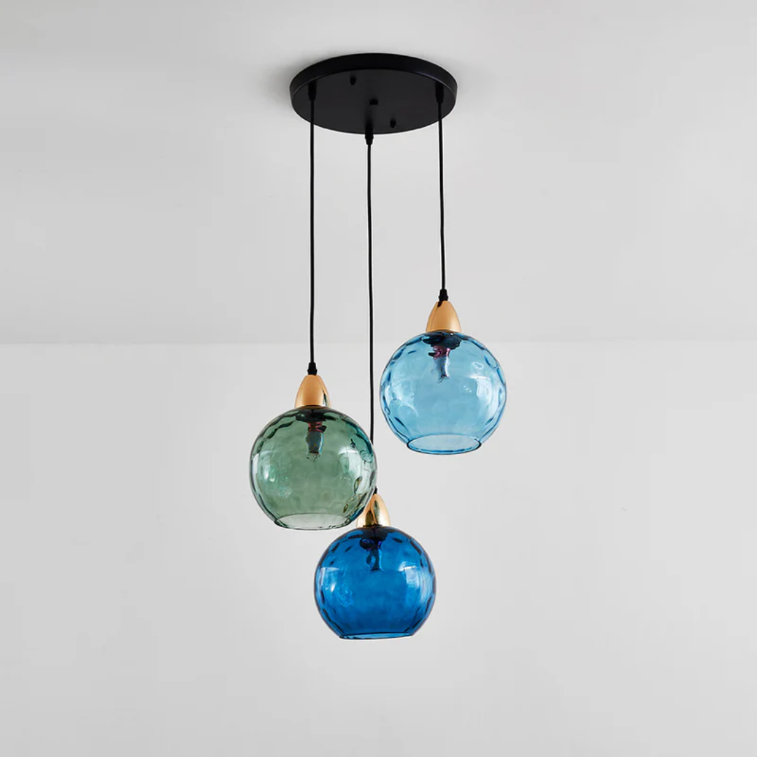 Suspension moderne en cluster avec 3 lampes - Cascade