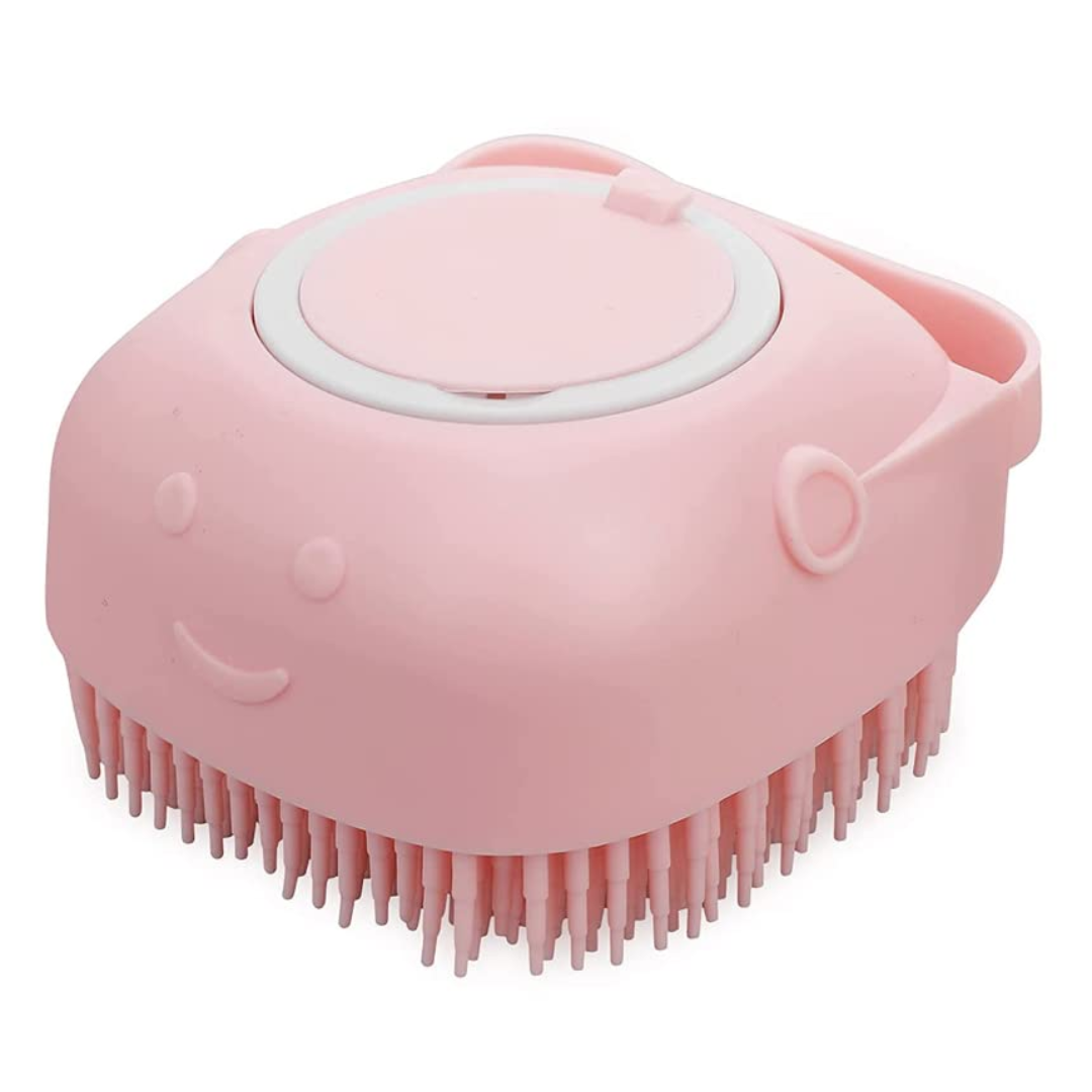 Brosse douce pour le bain et le toilettage des animaux de compagnie