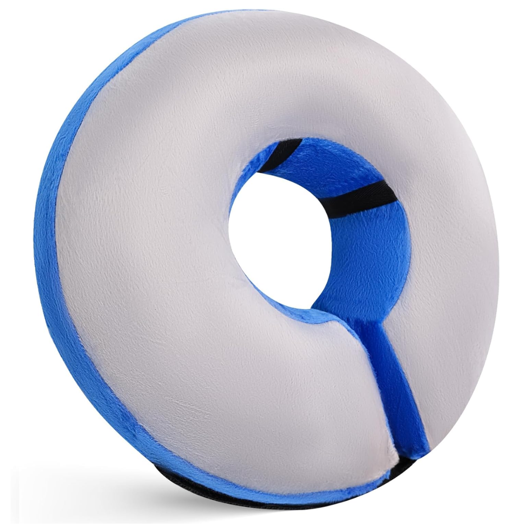 Collier de chien gonflable protecteur - Anneau de récupération doux et confortable