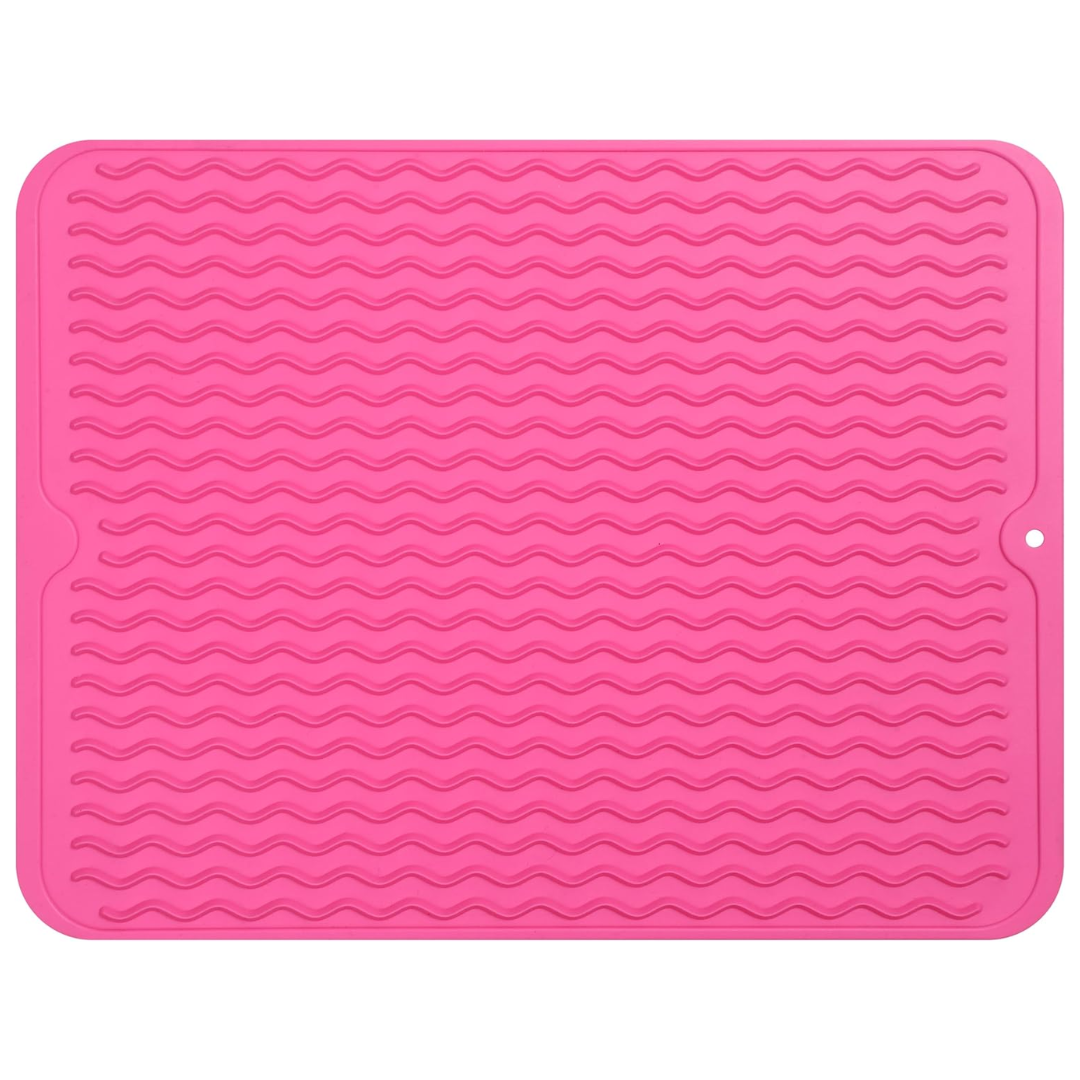 Tapis de séchage en silicone écologique - Polyvalent et résistant à la chaleur