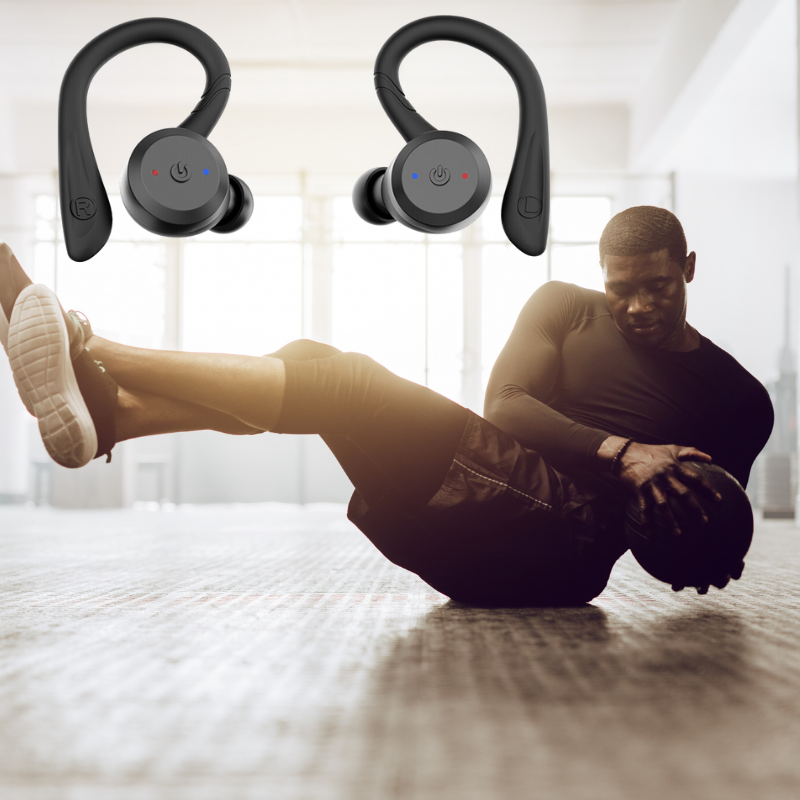 Écouteurs Ouverts Sans Fil Pour Le Sport - Réduction De Bruit Immersive, Confortables, Légers, Idéaux Pour Le Cyclisme, La Course, La Salle De Sport Et Les Voyages