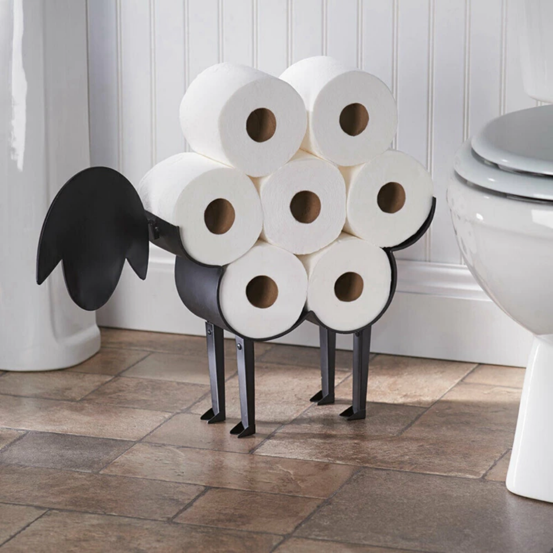 Support de rouleau de papier toilette animal - Amusant et pratique pour votre salle de bain
