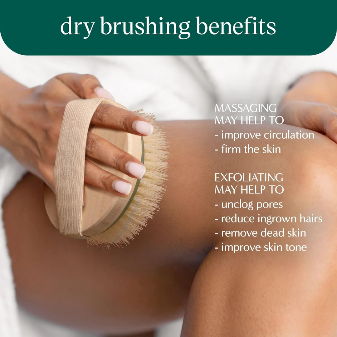 Brosse à sec écologique pour le corps