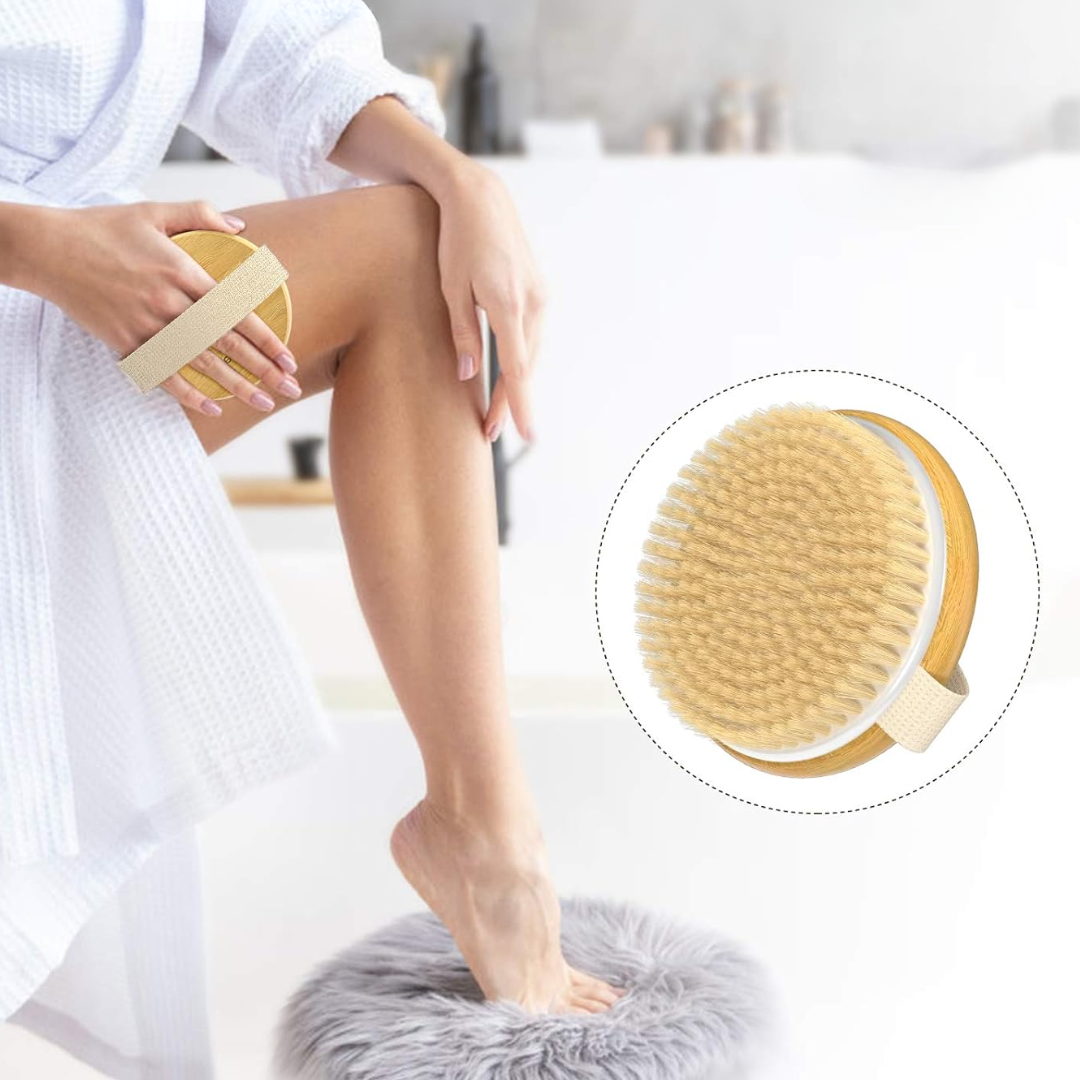 Brosse à sec écologique pour le corps