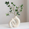 ScandiLux Vase en Céramique Luxe | Vase élégante pour une ambiance scandinave moderne