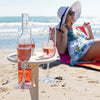 Table à vin pliable | Table à vin pliable en bois pour la plage, l'herbe et les pique-niques en plein air