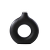 Vase à fleurs en céramique | Vase décoratif moderne au design mat