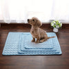 Tapis Rafraîchissant pour Animaux en Été - Tapis de Sommeil en Soie Glacée de 40 pouces pour Chiens et Chats