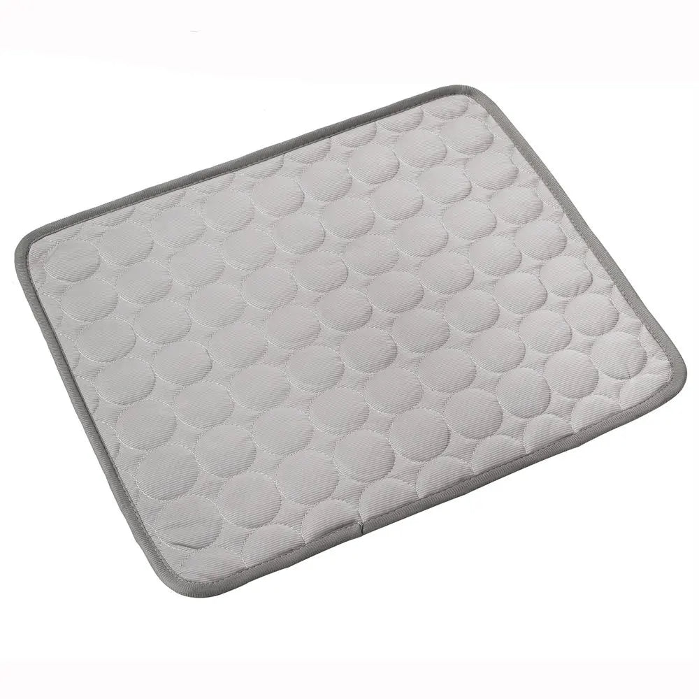 Tapis Rafraîchissant pour Animaux en Été - Tapis de Sommeil en Soie Glacée de 40 pouces pour Chiens et Chats