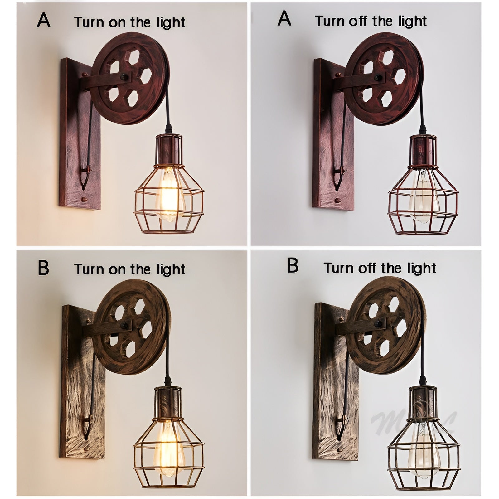 Applique LED vintage | Un éclairage d'ambiance parfait au design moderne