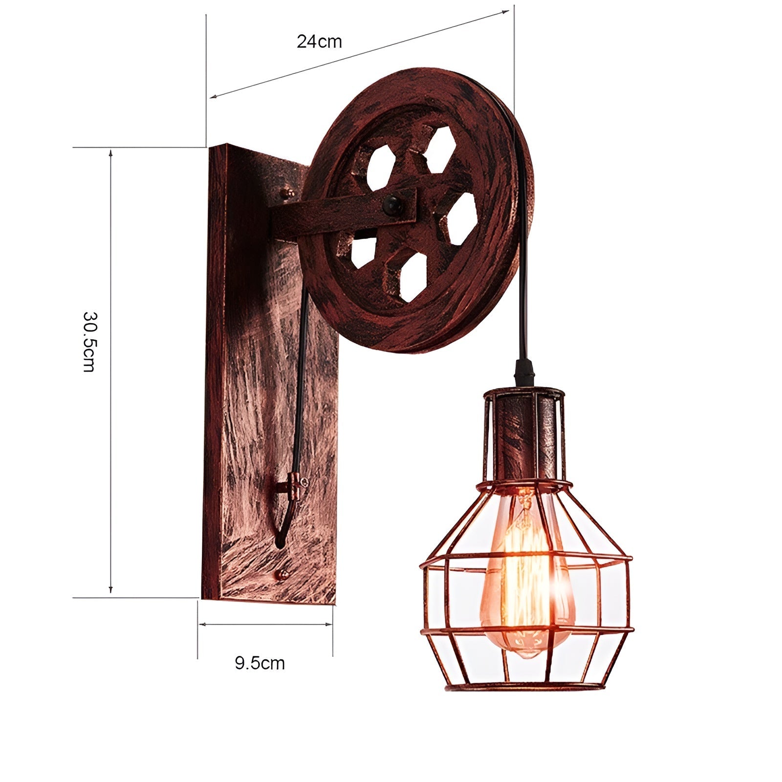 Applique LED vintage | Un éclairage d'ambiance parfait au design moderne