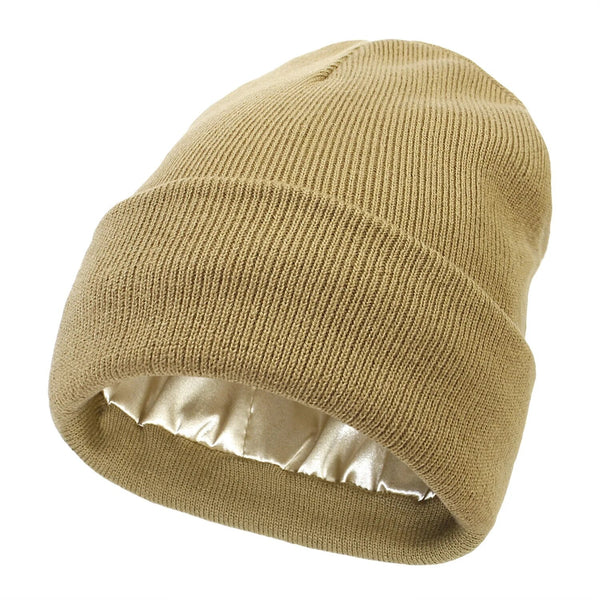 Bonnet d'Hiver avec Doublure en Soie - Noor