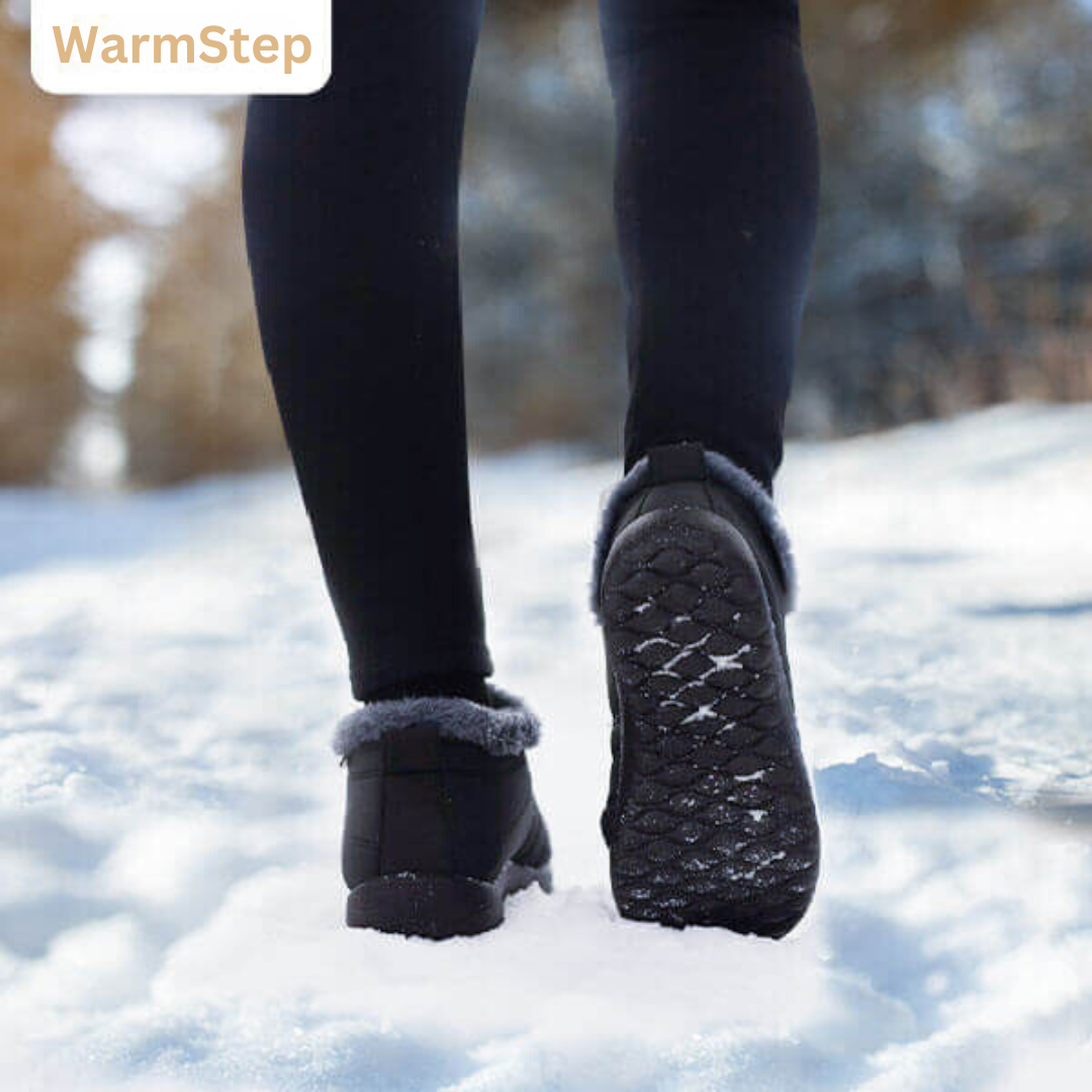 WarmStep | Intérieur en peluche super doux qui enveloppe vos pieds d'une étreinte chaleureuse
