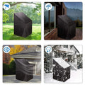 Housse de chaise de jardin – Housse de protection imperméable avec cordon de serrage et matériau résistant