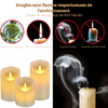Ensemble de Bougies LED LuxeGlow | Bougies élégantes télécommandées avec minuterie d'arrêt automatique pour une ambiance sereine