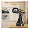 EliteSteam Luxe Fer à repasser à main | Puissant éliminateur de plis en tissu de 1500W avec une capacité de 300ml pour un repassage de voyage sans effort