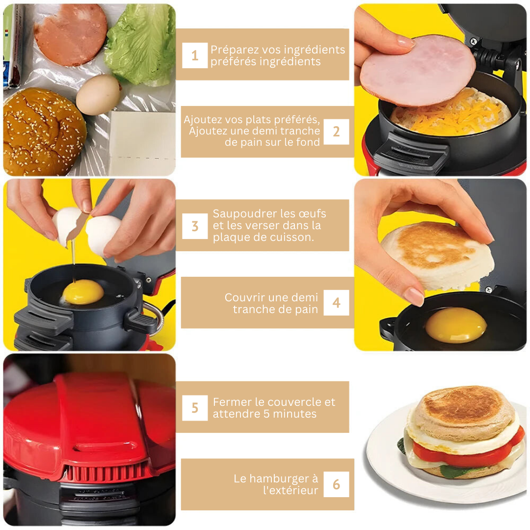 SnackCrafter | Réaliser des sandwichs parfaits sans effort