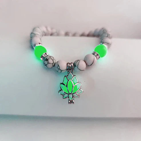 Bracelet Charme Lotus Luminescent