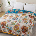 Couverture en Coton Flora Réversible Wildbloom