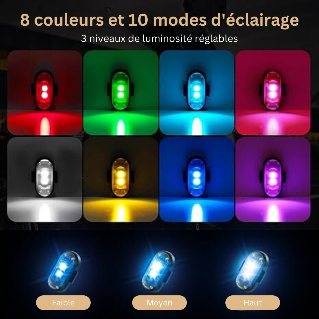 RadiantRide | Illuminez votre voyage et démarquez-vous en toute sécurité et avec style