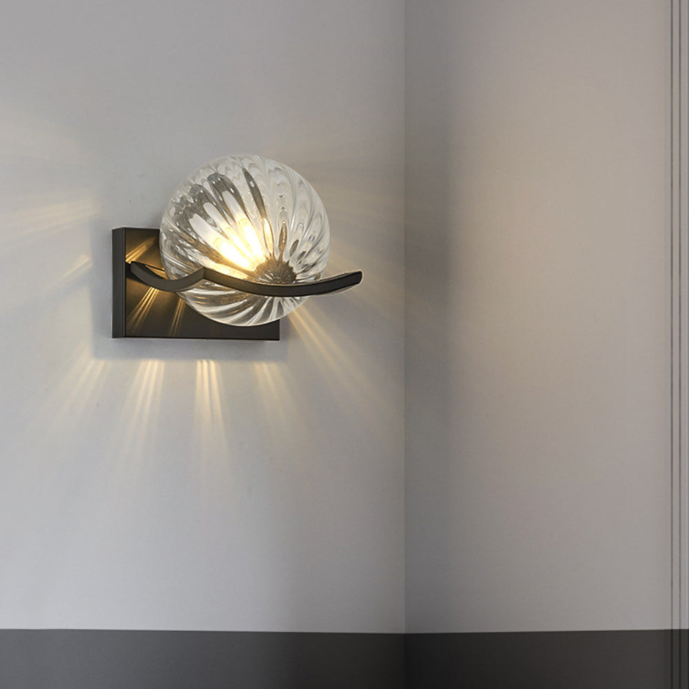 Applique Murale LED en Verre Moderne – Éclairage Accent Élégant