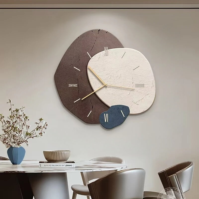 LuxeAura Horloge Murale Élégante | Design moderne avec éclairage d'ambiance et créativité