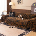 Housse de canapé géométrique en chenille Zebra Zentara