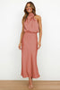 Rhodé | Robe Halter en Satin