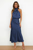 Rhodé | Robe Halter en Satin