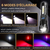 LuxeBeam Elite Lampe de Poche LED Rechargeable USB | Torche portable polyvalente pour le camping, la pêche et les aventures en plein air