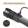LuxeBeam Elite Lampe de Poche LED Rechargeable USB | Torche portable polyvalente pour le camping, la pêche et les aventures en plein air