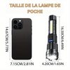 LuxeBeam Elite Lampe de Poche LED Rechargeable USB | Torche portable polyvalente pour le camping, la pêche et les aventures en plein air
