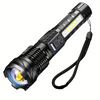 LuxeBeam Elite Lampe de Poche LED Rechargeable USB | Torche portable polyvalente pour le camping, la pêche et les aventures en plein air