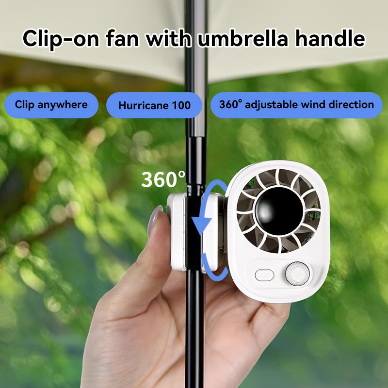 BreezeClip Mini Ventilateur – Refroidissement Puissant, Partout et Tout le Temps