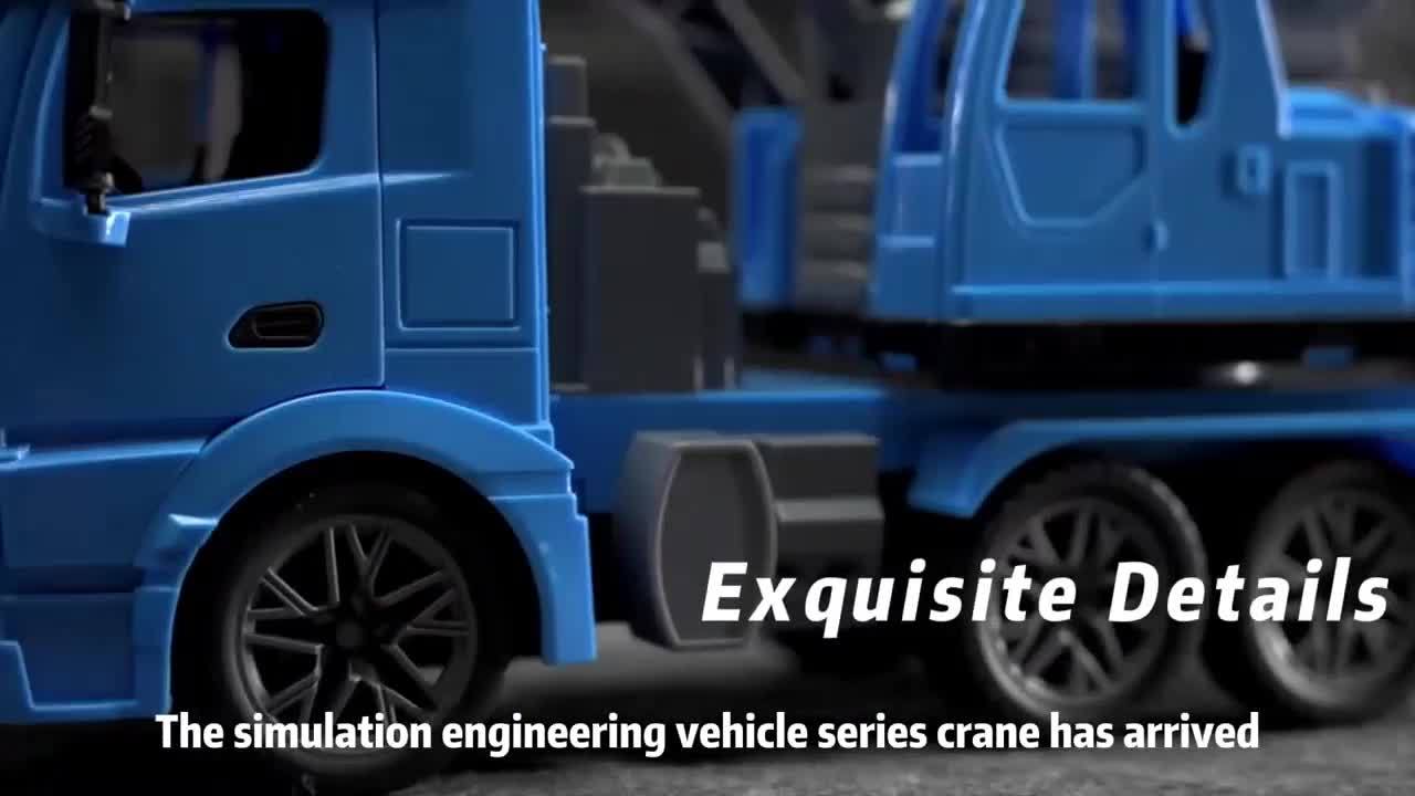 Camion Grue Puissant - Amusement avec Sons et Lumières
